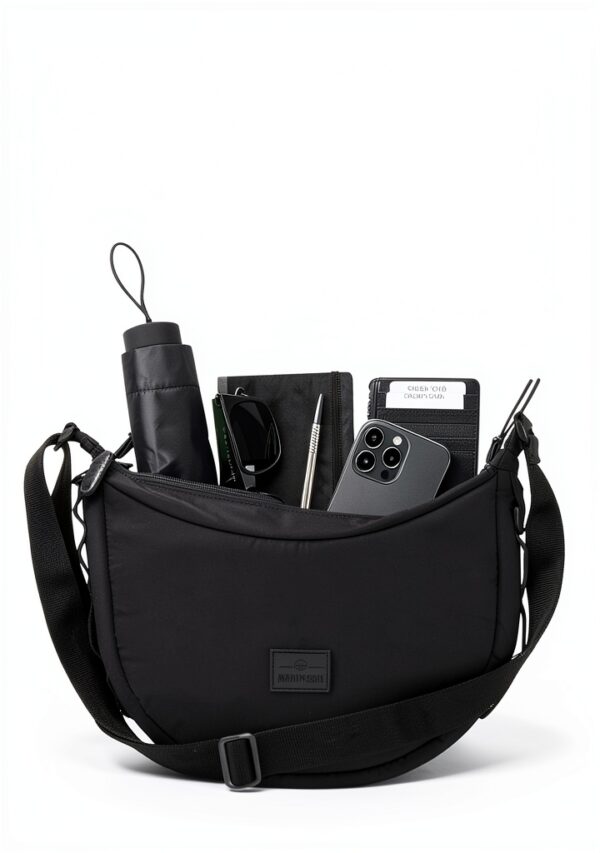 Borsa a tracolla Johnny Urban nylon riciclato tracolla-3