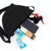Borsa a tracolla nylon impermeabile regolabile unisex adulto-3