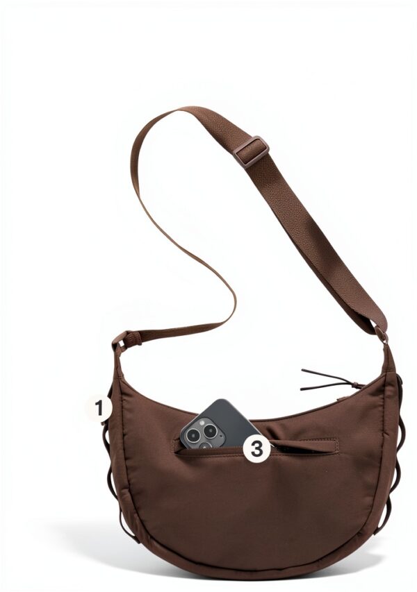 Borsa a tracolla Johnny Urban nylon riciclato idrorepellente-4