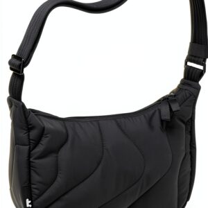 Borsa Tracolla Donna Tomtoc Puffy Verde Nero Bianco Marrone-0