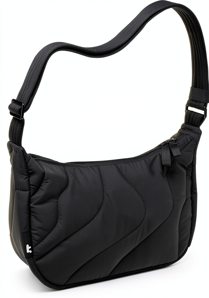 Borsa tracolla donna Tomtoc in uso quotidiano con tasche organizzate