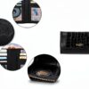 Portafogli donna Gusti Leder Nero RFID-2