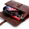 Borsa da sella in pelle Gusti fissaggio rapido-2
