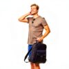 Zaino in pelle Nero Gusti Unisex 8x43x35 cm Elegante e Resistente-5