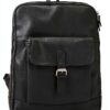 Zaino in pelle Nero Gusti Unisex 8x43x35 cm Elegante e Resistente-2