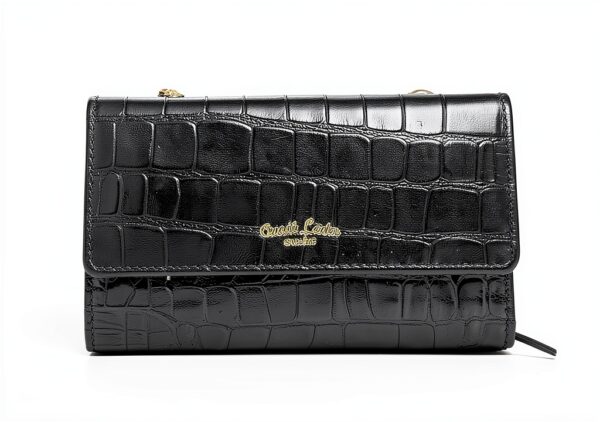 Portafogli donna Gusti Leder Nero RFID-4