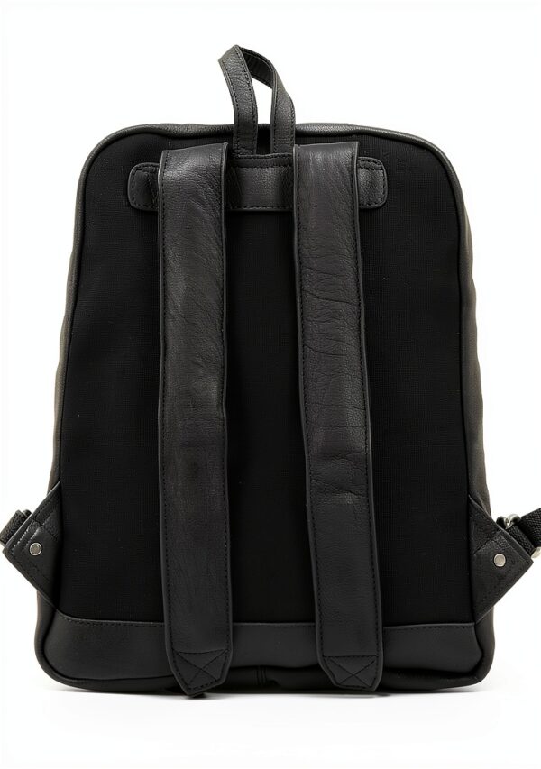 Zaino da Corriere in Pelle di Capra Unisex 32,5x40 cm Elegante-5