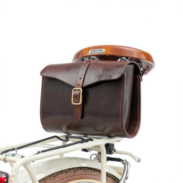 Borsa da sella in pelle Gusti fissaggio rapido-7