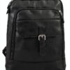 Zaino da Corriere in Pelle di Capra Unisex 32,5x40 cm Elegante-3