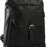 Zaino da Corriere in Pelle di Capra Unisex 32,5x40 cm Elegante-0