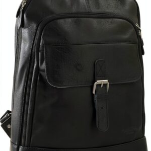Zaino da Corriere in Pelle di Capra Unisex 32,5x40 cm Elegante-0