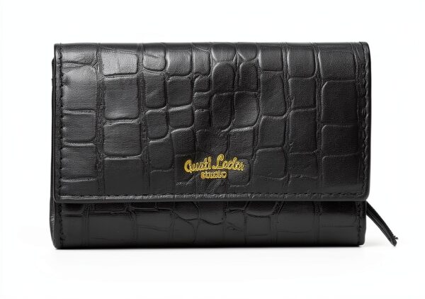 Portafogli donna Gusti Leder Nero RFID-7