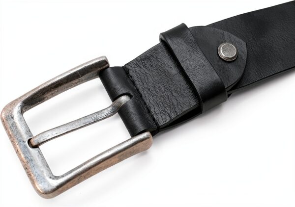 Cintura in Vera Pelle Gusti Modello 2G114-26-11-80 Regolabile 23x23 cm-4