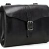 Borsa da bici Gusti Leder modello 2G55 in pelle nera vintage-0