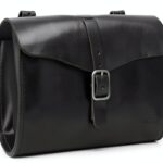 Borsa da bici Gusti Leder modello 2G55 in pelle nera vintage-0