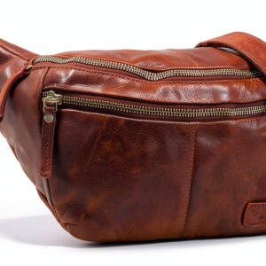 Marsupio in pelle Gusti Unisex modello 2G77 vintage elegante-0