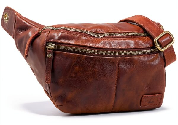 Marsupio in pelle Gusti Unisex modello 2G77 vintage elegante-0