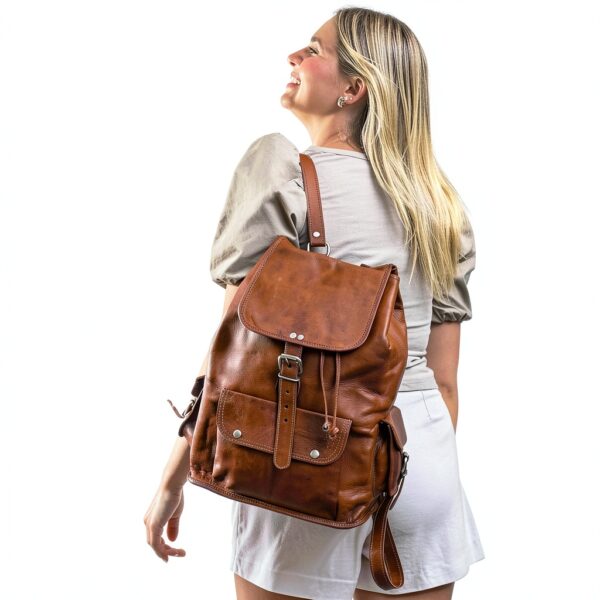 Zaino in Pelle di Capra Elegante – Modello 15 – 109,95 €-1