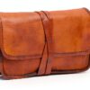 Gusti Leder nature Pochette tabacco Bradley pelle Marrone/Bianco A2-4