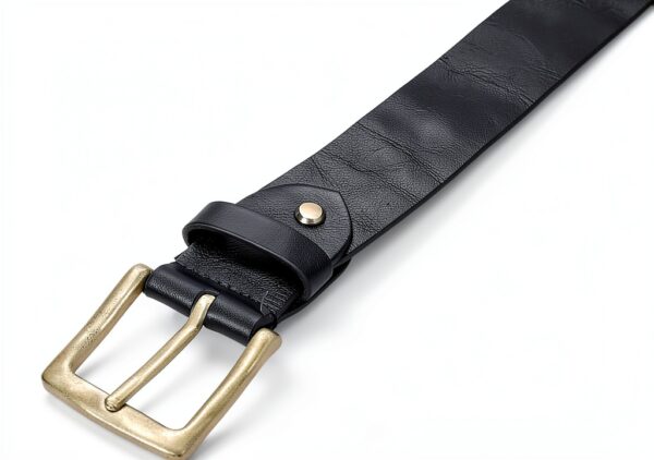 Cintura in pelle Allrounder Nero – pelle di capra vegana-5