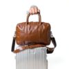 Borsa business in pelle Miele Marrone Valigetta 2B59-20-2wp-2