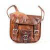 Gusti Borsa a Tracolla in Pelle Vintage H3 Modello Unisex 23x21x9 cm-7