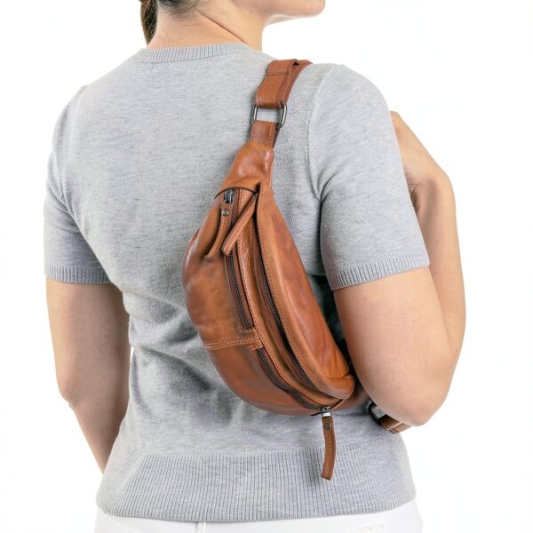 Gusti Marsupio in Pelle 2G39 – Borsa da Vita Vintage Elegante-4