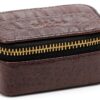 Portagioie in pelle Gusti 2A388-22-128 marrone scuro-6