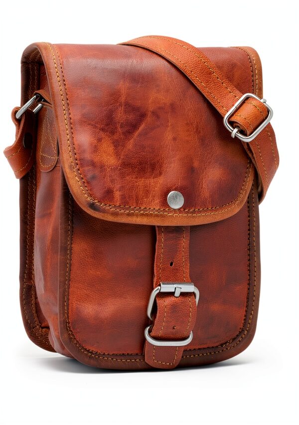 Gusti Borsa a Tracolla Donna in Vera Pelle H6 Vintage Elegante-6