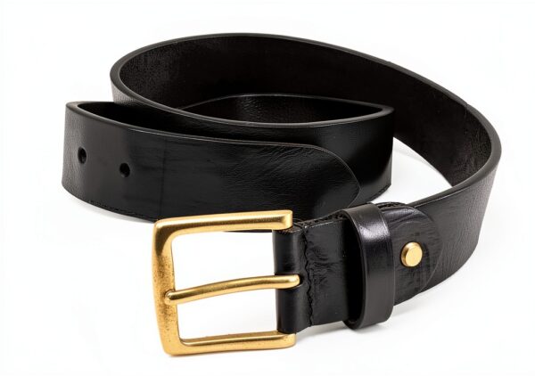 Cintura in pelle Allrounder Nero – pelle di capra vegana-4