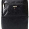 Zaino Monospalla Uomo Blu Nero - Fibbia Porta PC - Modello 124.90-0
