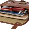 Gusti Borsa a Tracolla in Pelle Vintage H3 Modello Unisex 23x21x9 cm-3