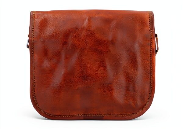 Gusti Borsa a Tracolla in Pelle Vintage H3 Modello Unisex 23x21x9 cm-8