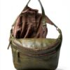 Gusti Borsa da Pancia in Pelle Vera Verde Modello 2G77 Donna-4