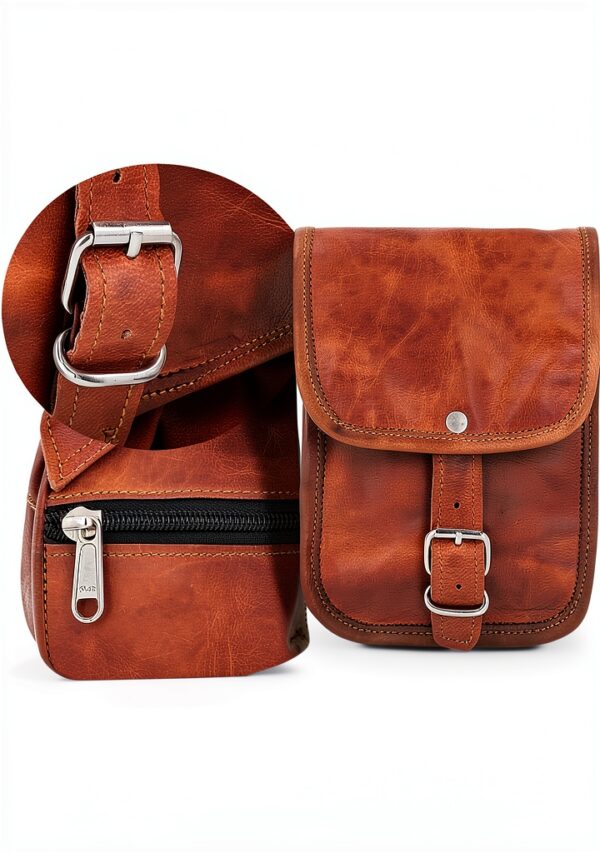 Gusti Borsa a Tracolla Donna in Vera Pelle H6 Vintage Elegante-2