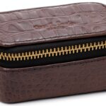 Portagioie in pelle Gusti 2A388-22-128 marrone scuro-0