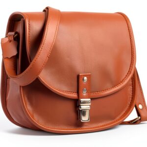 Urban Leather Borsa Tracolla Donna Pelle Marrone Vintage 20x25x8 cm-0