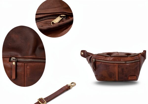 Marsupio in pelle Gusti Unisex modello 2G77 vintage elegante-1