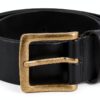 Cintura in pelle Allrounder Nero – pelle di capra vegana-1