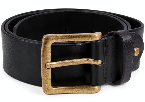 Cintura in pelle Allrounder Nero – pelle di capra vegana-1