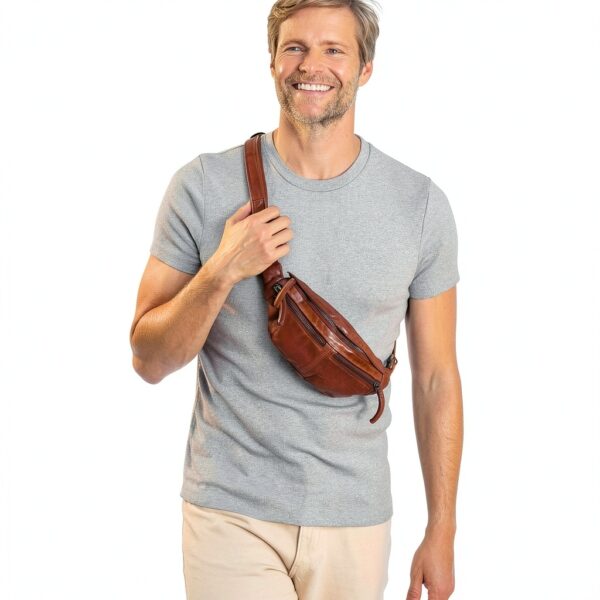 Gusti Marsupio in Pelle 2G39 – Borsa da Vita Vintage Elegante-6