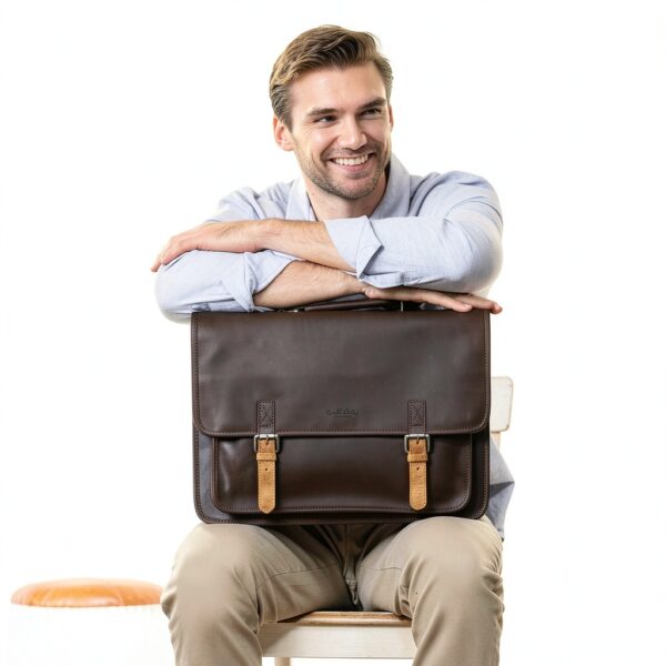 Borsa da uomo in pelle Gusti 2B58-20-4wp – ampia capacità elegante-2