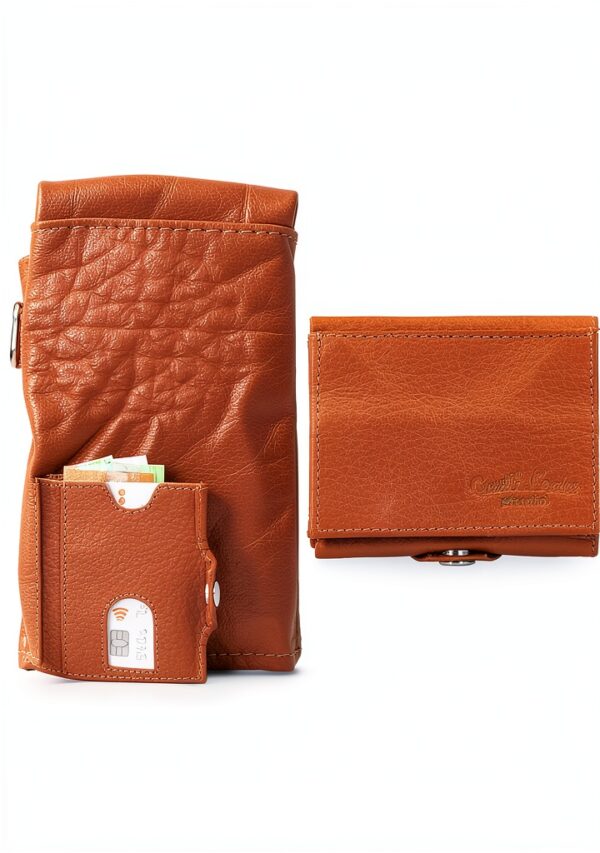 Portafoglio in pelle uomo Gusti RFID elegante 2A395 22 135-2