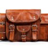 Gusti Borsa a Tracolla in Pelle Vintage H3 Modello Unisex 23x21x9 cm-4