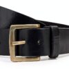 Cintura in pelle Allrounder Nero – pelle di capra vegana-0
