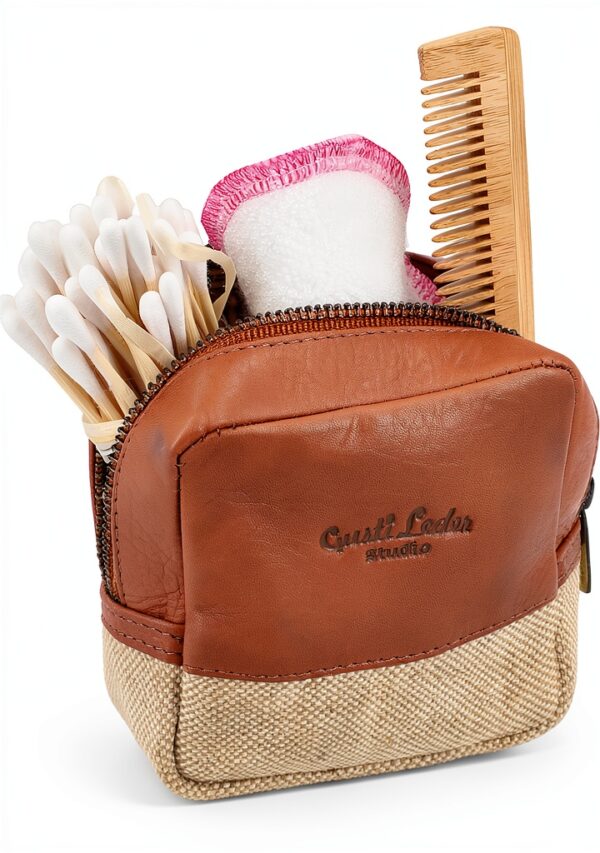 Gusti Leder Studio Trousse in Pelle Modello 2A186-33-8 per Beauty Case-7