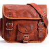 Gusti Borsa a Tracolla in Pelle Vintage H3 Modello Unisex 23x21x9 cm-6