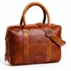 Borsa business in pelle Miele Marrone Valigetta 2B59-20-2wp-5