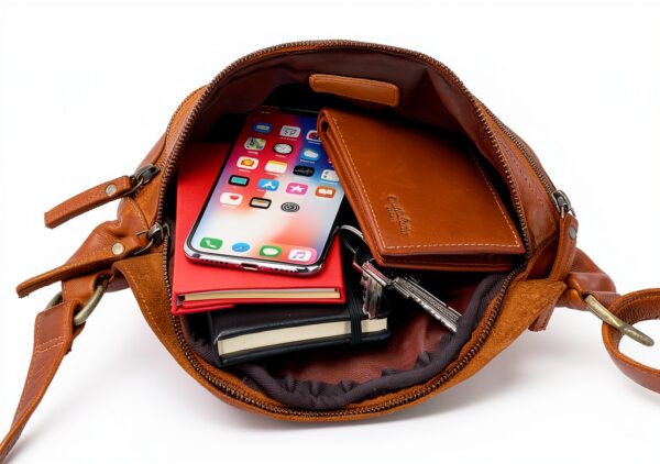 Gusti Marsupio in Pelle 2G39 – Borsa da Vita Vintage Elegante-7