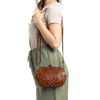 Gusti Borsa a tracolla in pelle Britney – Borsa da donna – Marrone-5
